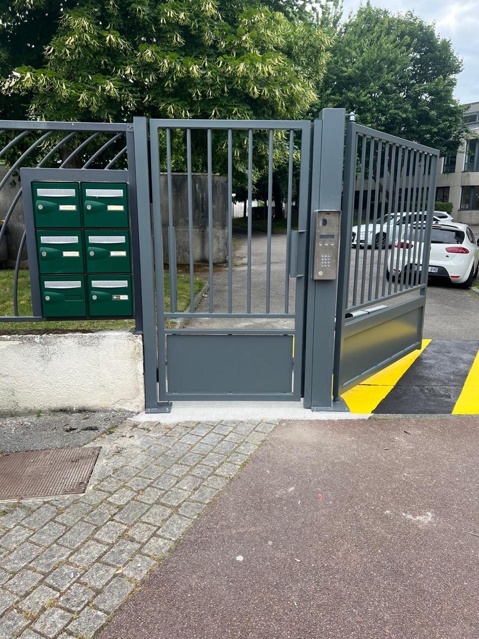 portillon ø 25 + soubassement